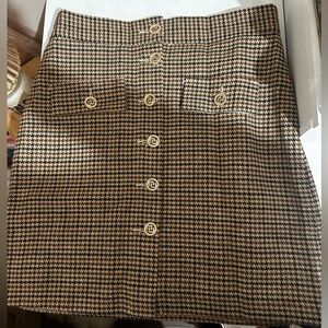 Maje houndstooth skirt